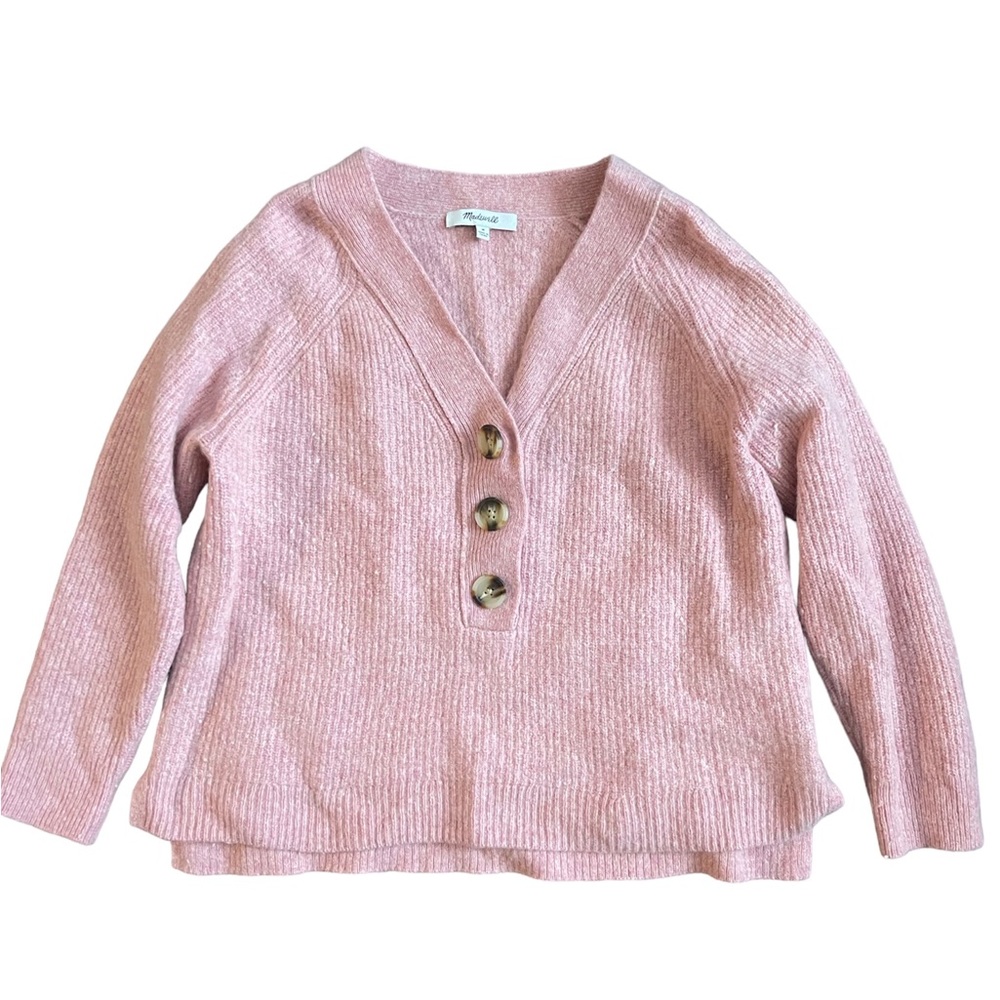 Madewell Lyle Henley Wool Sweater
